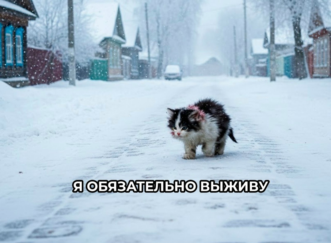 Найдена кошка в Полоцке — Холодная правда о критических температурах для бездомных котов
